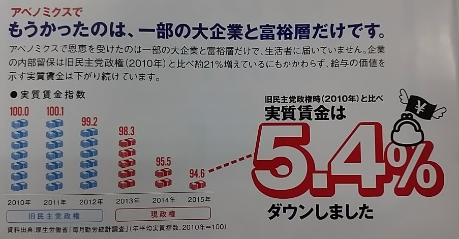 参考資料：民進党・24参・届出ビラ第2号